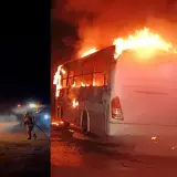 Incendio de camión y yate moviliza a los cuerpos de emergencia en Empalme