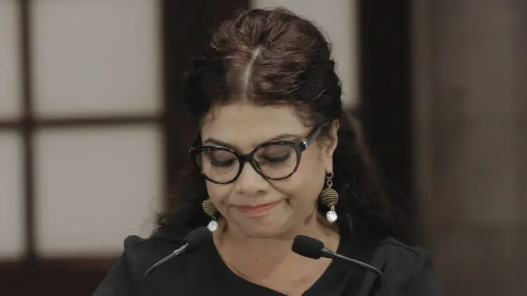 Clara Brugada asiste a funeral de colaboradores asesinados Clara Brugada asiste a funeral de colaboradores asesinados