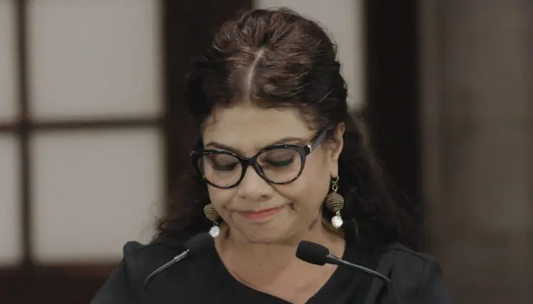 Clara Brugada asiste a funeral de colaboradores asesinados