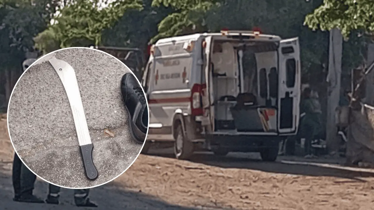 Festejo termina en riña; joven sufre lesiones por machetazos