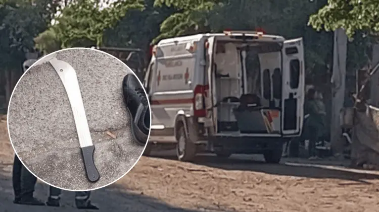 La víctima fue trasladada a un hospital de Los Mochis. (Foto: Especial/EXPRESO)