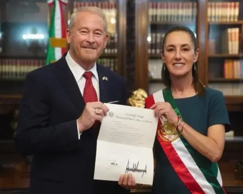 Embajador de EU reconoce apoyo de México en materia de seguridad