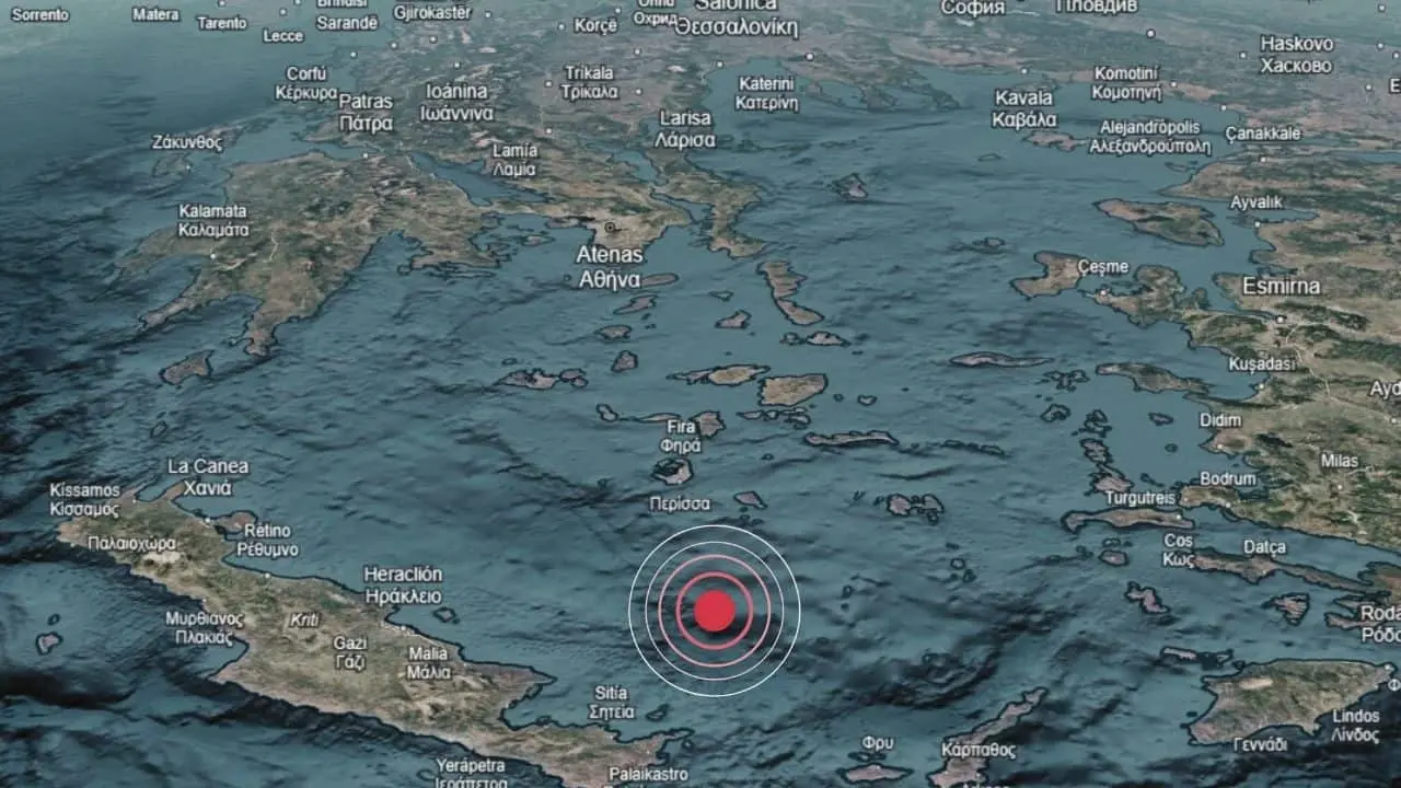 Sacude terremoto de magnitud 6.1 la isla de Creta, en Grecia