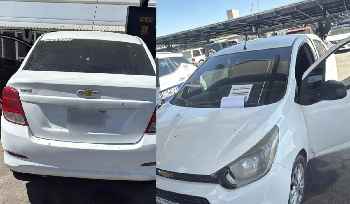 Aseguran vehículo con luces y sirena tipo policial en Hermosillo