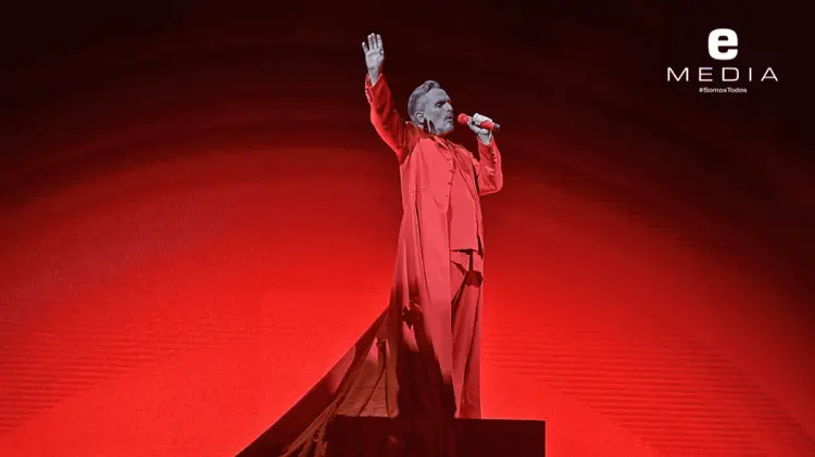 Miguel Bosé ofreció un gran concierto en las Fiestas del Pitic. (Foto: Cristian Ruiz/EXPRESO)