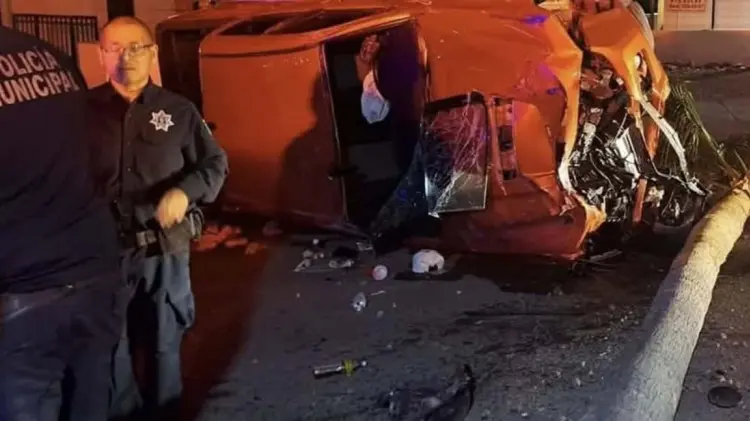 Al lugar arribó elementos de seguridad y auxilio. (Tomada de redes / EXPRESO)