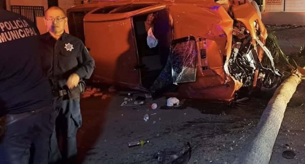 Volcamiento en San Carlos deja lesionado y cuantiosos daños