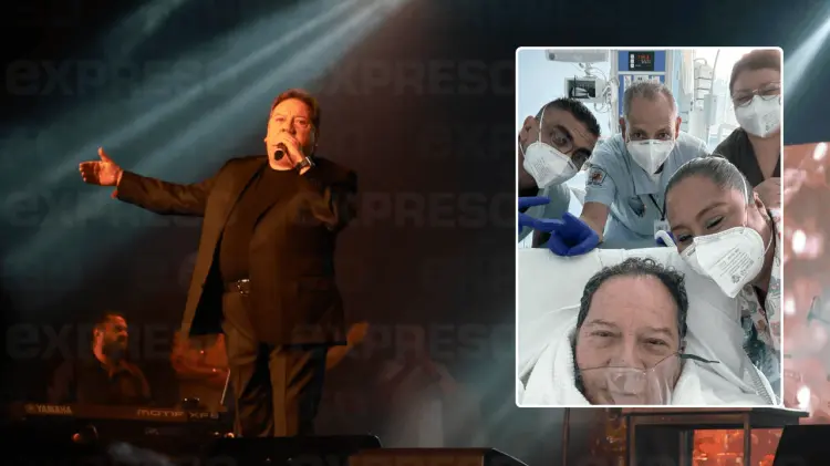 Coque Muñiz compartió una foto con el personal médico que lo atendió. (Foto: Lidia Fonseca/EXPRESO)