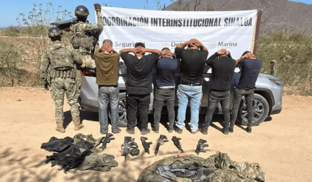 Violencia en Sinaloa: detienen a ocho y rescatan a dos personas secuestradas