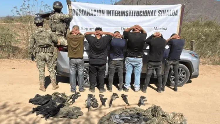 Elementos navales desplegaron operativos en cuatro municipios de Sinaloa. (Foto: Especial)