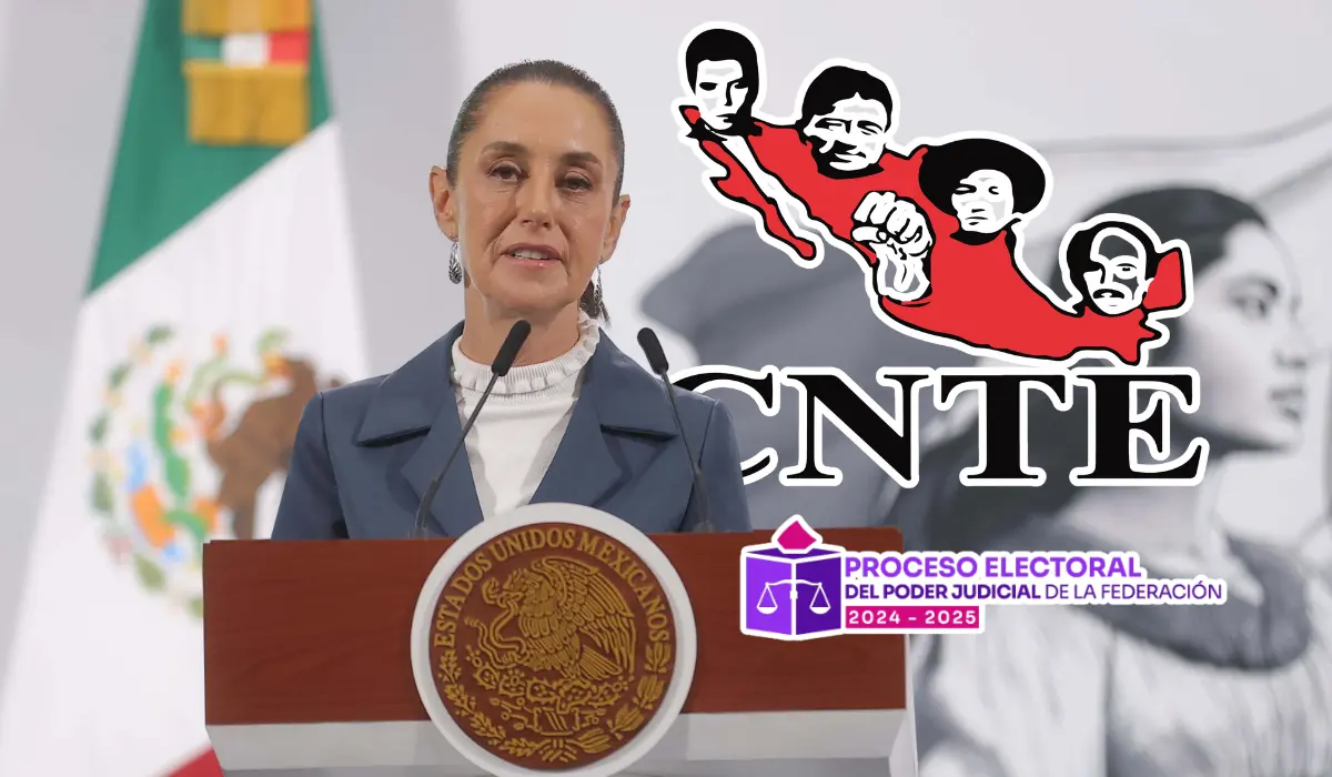 Confía Claudia Sheinbaum en que CNTE no boicoteará elección judicial