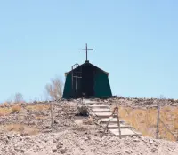 Confirma SSP suicidio de indigente en capilla de carretera a Bahía de Kino