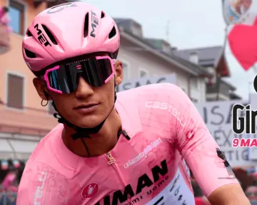Isaac del Toro sigue líder del Giro y ya podrá verse en vivo en México