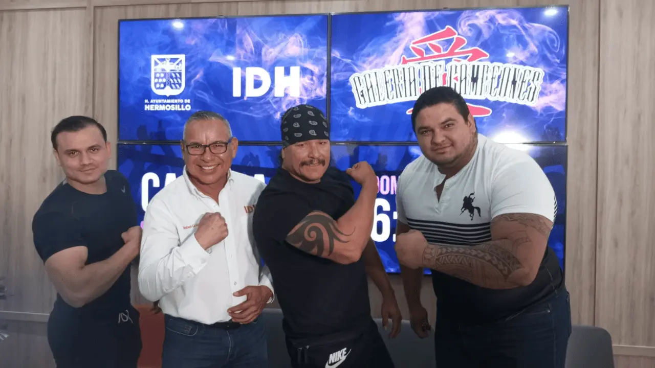 Hermosillo ofrece una tarde de diversión y adrenalina con evento de lucha libre