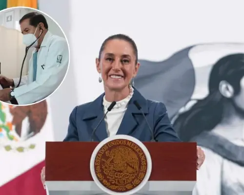 Sheinbaum destaca récord de formación y contratación de médicos del IMSS