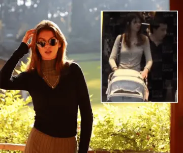 Captan a Valentina Gilabert con su novio y cuidando a la hija de su agresora