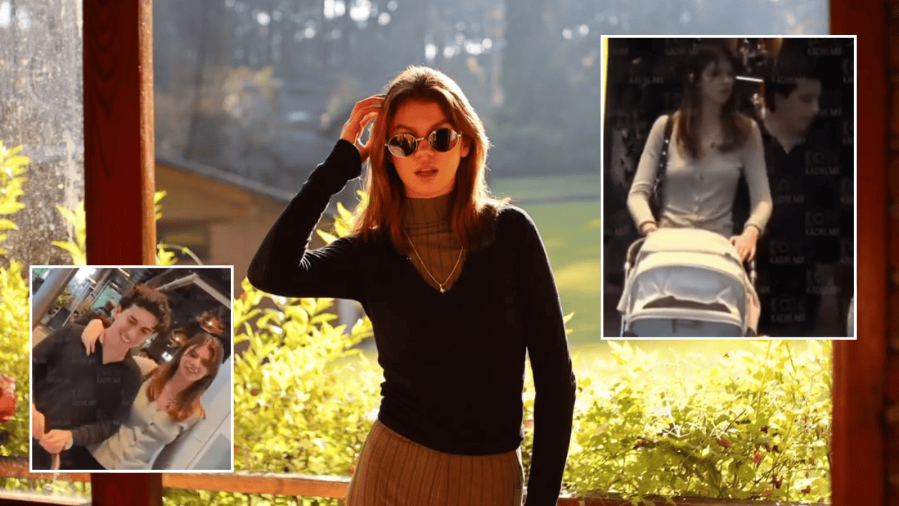 Captan a Valentina Gilabert con su novio y cuidando a la hija de su agresora