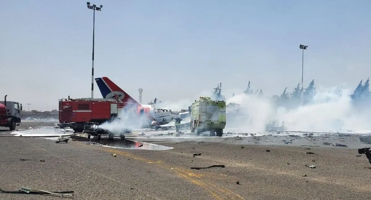 Bombardea Israel el aeropuerto de la capital de Yemen