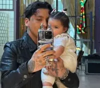 Christian Nodal se reencuentra con su hija Inti en Ciudad de México
