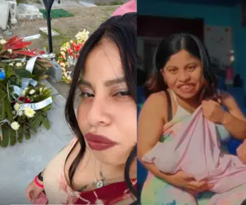 Lupita Tiktok comparte una foto en la tumba de su bebé, Karely Yamileth