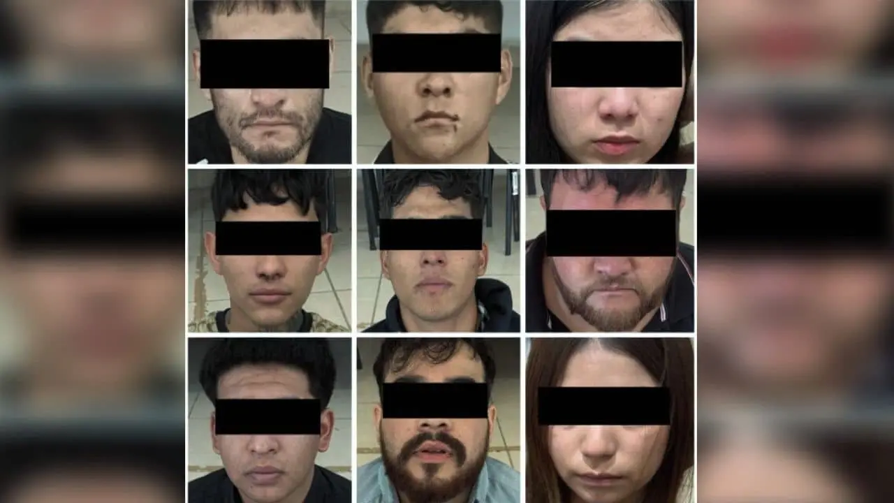 Imputan a 9 integrantes de célula criminal