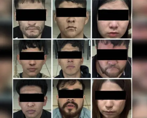 Imputan a 9 integrantes de célula criminal
