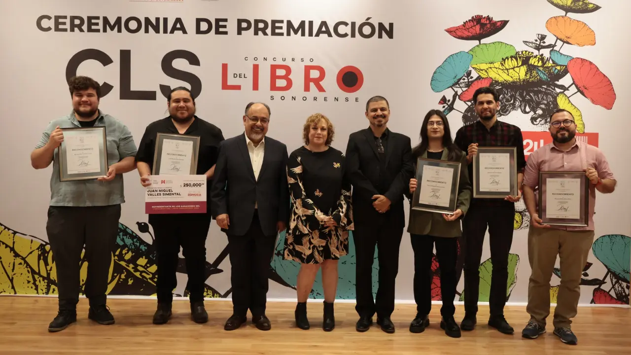Premia ISC a los ganadores del Concurso del Libro Sonorense 2024