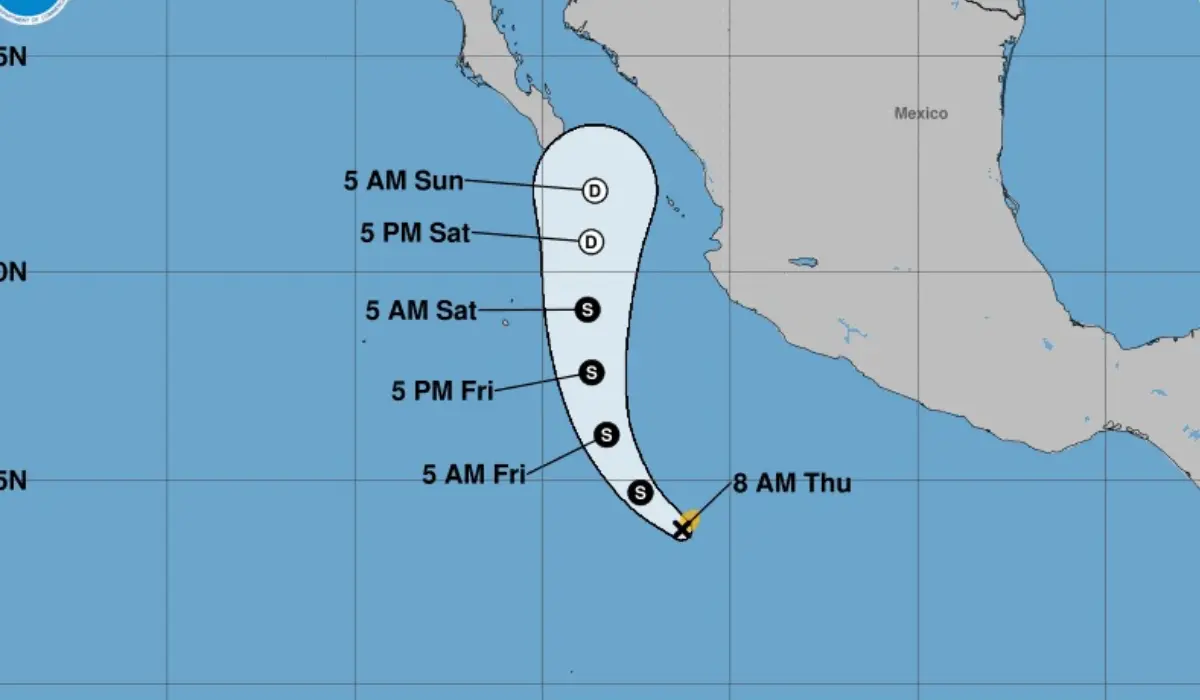Vigilan trayectoria de la Depresión Tropical 1-E; prevén lluvias para Sonora