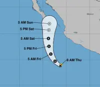 Vigilan trayectoria de la Depresión Tropical 1-E; prevén lluvias para Sonora