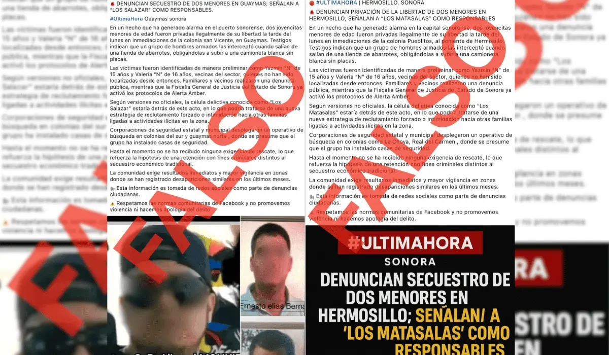 Desmiente Fiscalía supuestos levantones de menores en Hermosillo y Guaymas