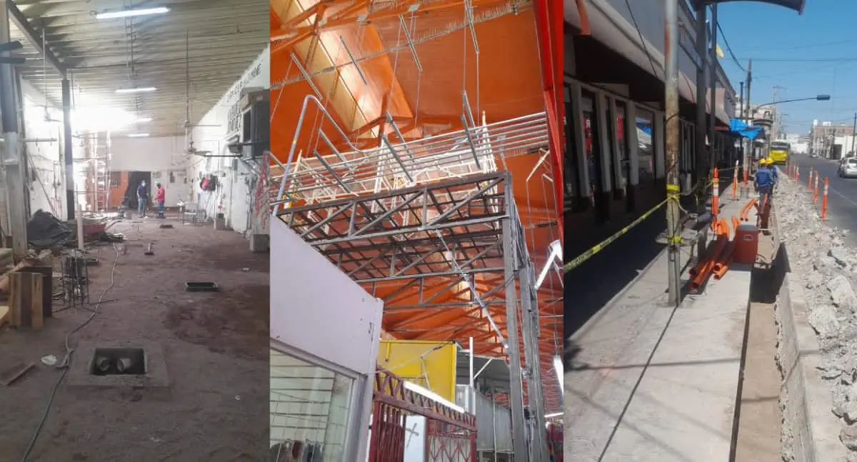 Mercado Municipal de Guaymas muestra 85 por ciento de avance