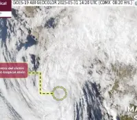 Alvin se comienza a debilitar en el Pacífico este sábado: Conagua
