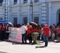 Marcha Movimiento Sonorense de Trabajadores de la Educación en la entidad