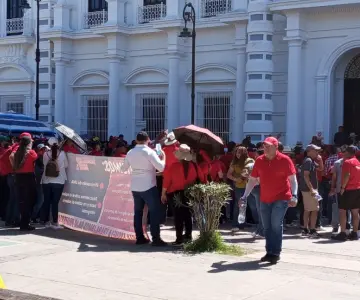 Marcha Movimiento Sonorense de Trabajadores de la Educación en la entidad