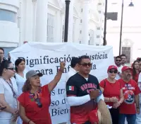Marcha Movimiento Sonorense de Trabajadores de la Educación en la entidad