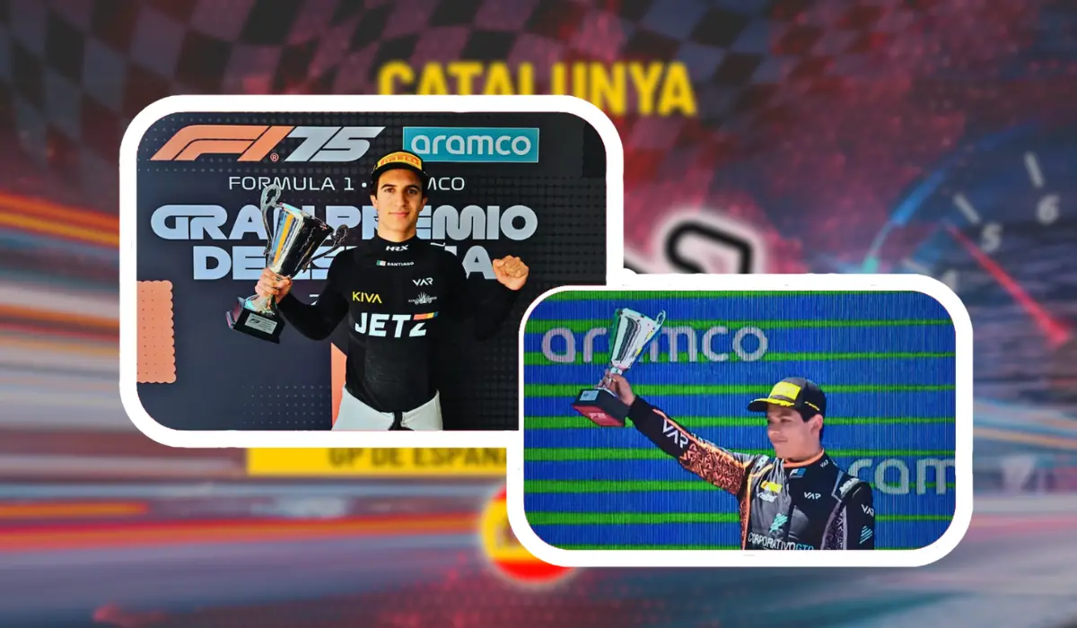 Mexicanos suben al podio en F2 y F3 del Gran Premio de España