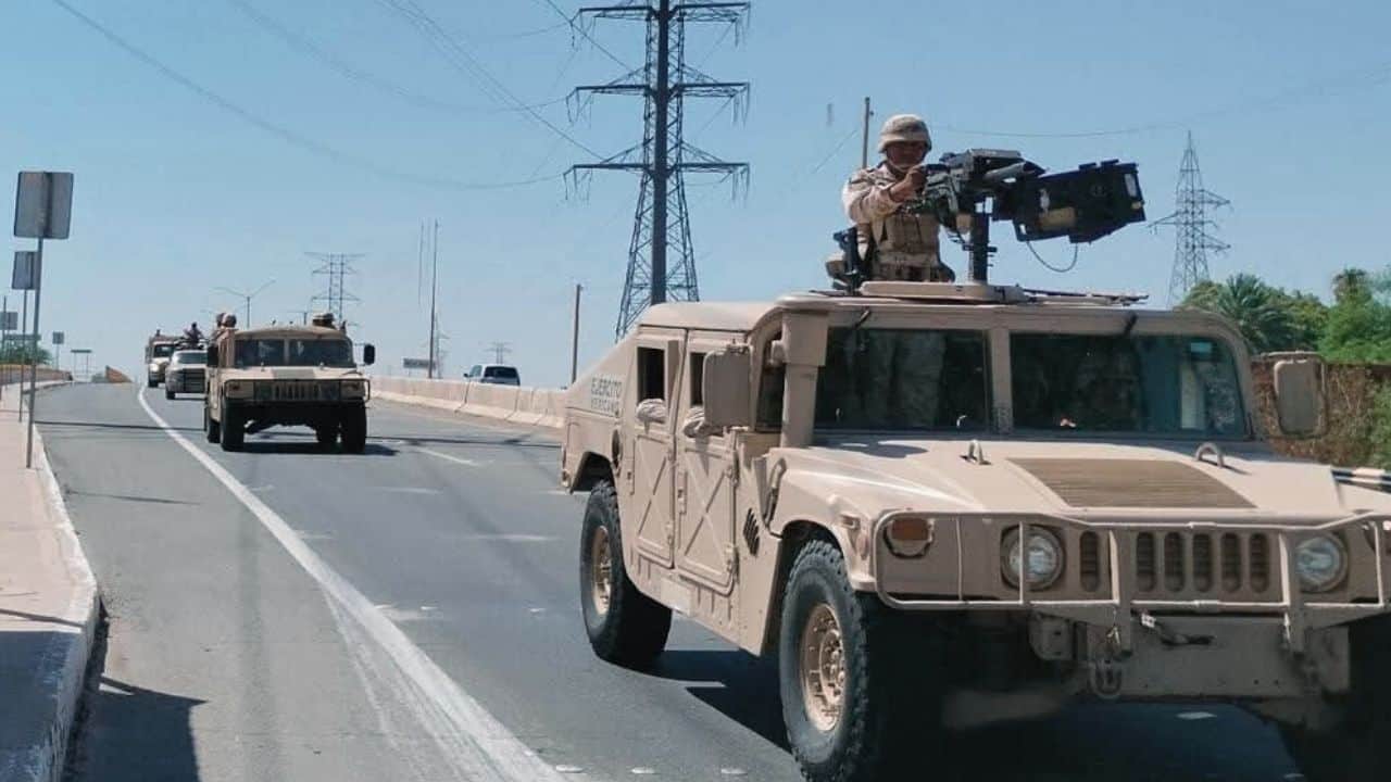 Llegan 200 militares a la frontera de Nogales para reforzar seguridad