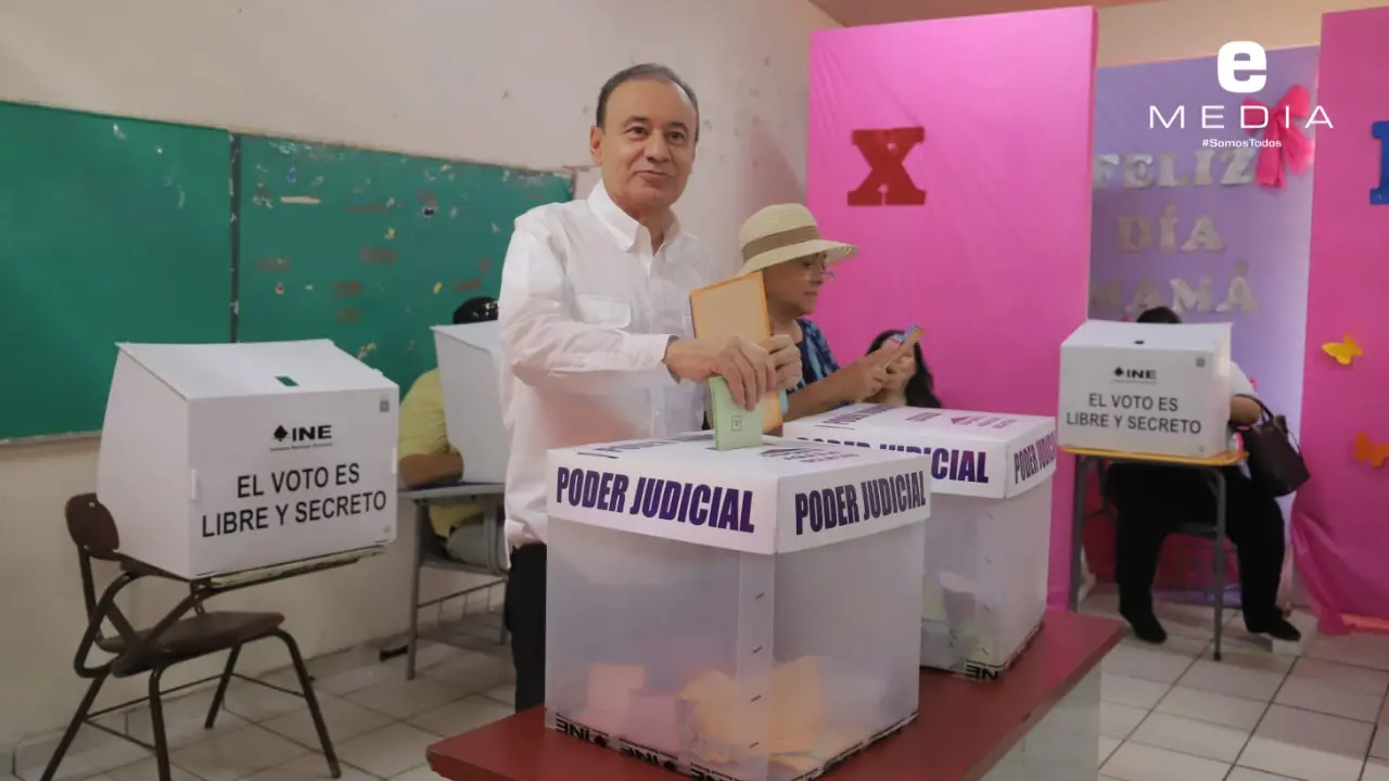 Hoy es un día histórico: Durazo emite su voto en la elección judicial