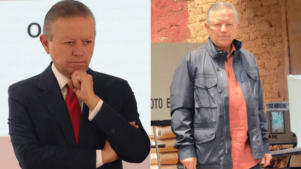 Exministro Zaldívar recibe reclamos tras votar en elección judicial