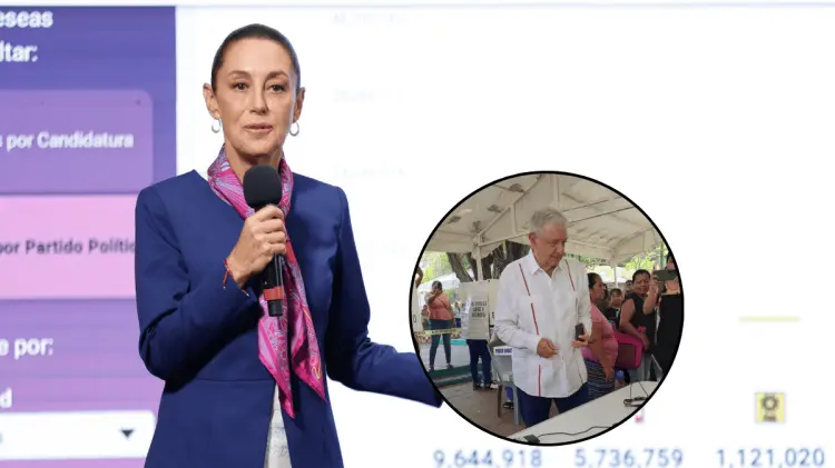 Afirmó que a la población mexicana le dio mucho gusto volver a ver al expresidente. (El Universal)