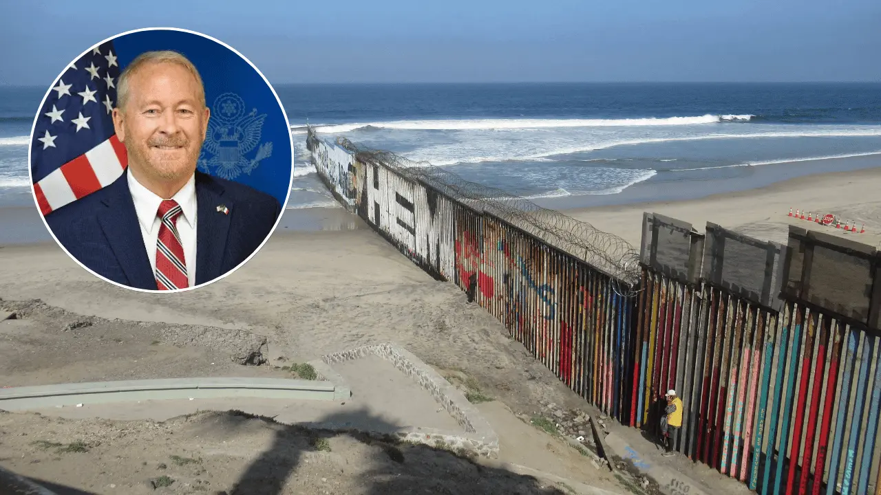 Frontera México-EU es prioridad para Trump: embajador Ronald Johnson