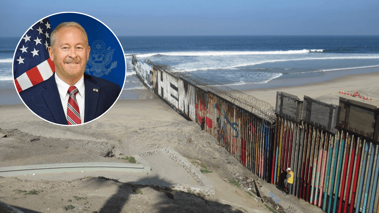 Frontera México-EU es prioridad para Trump: embajador Ronald Johnson