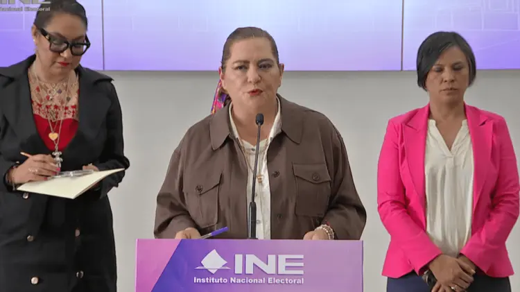Guadalupe Taddei, consejera presidenta del INE. (Foto: Captura de pantalla)