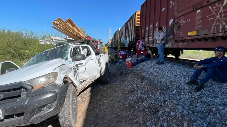 El accidente dejó dos hombres lesionados. (Foto: Cortesía)