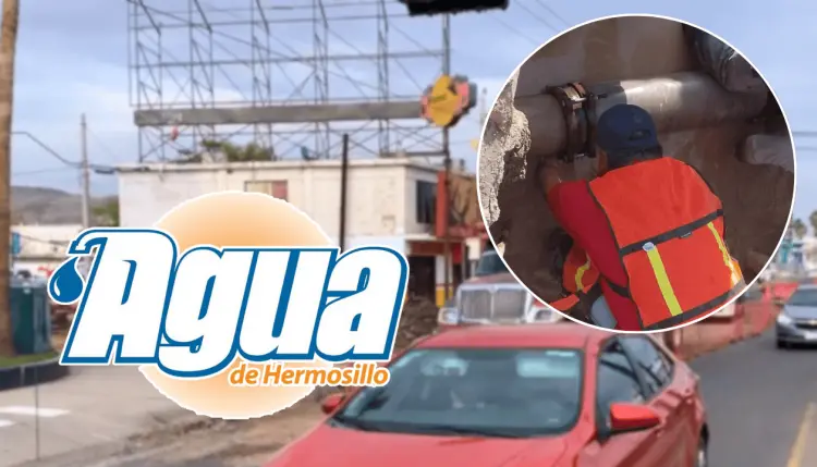 Varias colonias de Hermosillo amanecerán sin agua por reparación urgente