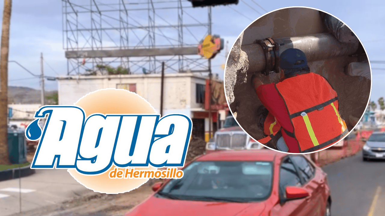 Varias colonias de Hermosillo amanecerán sin agua por reparación urgente