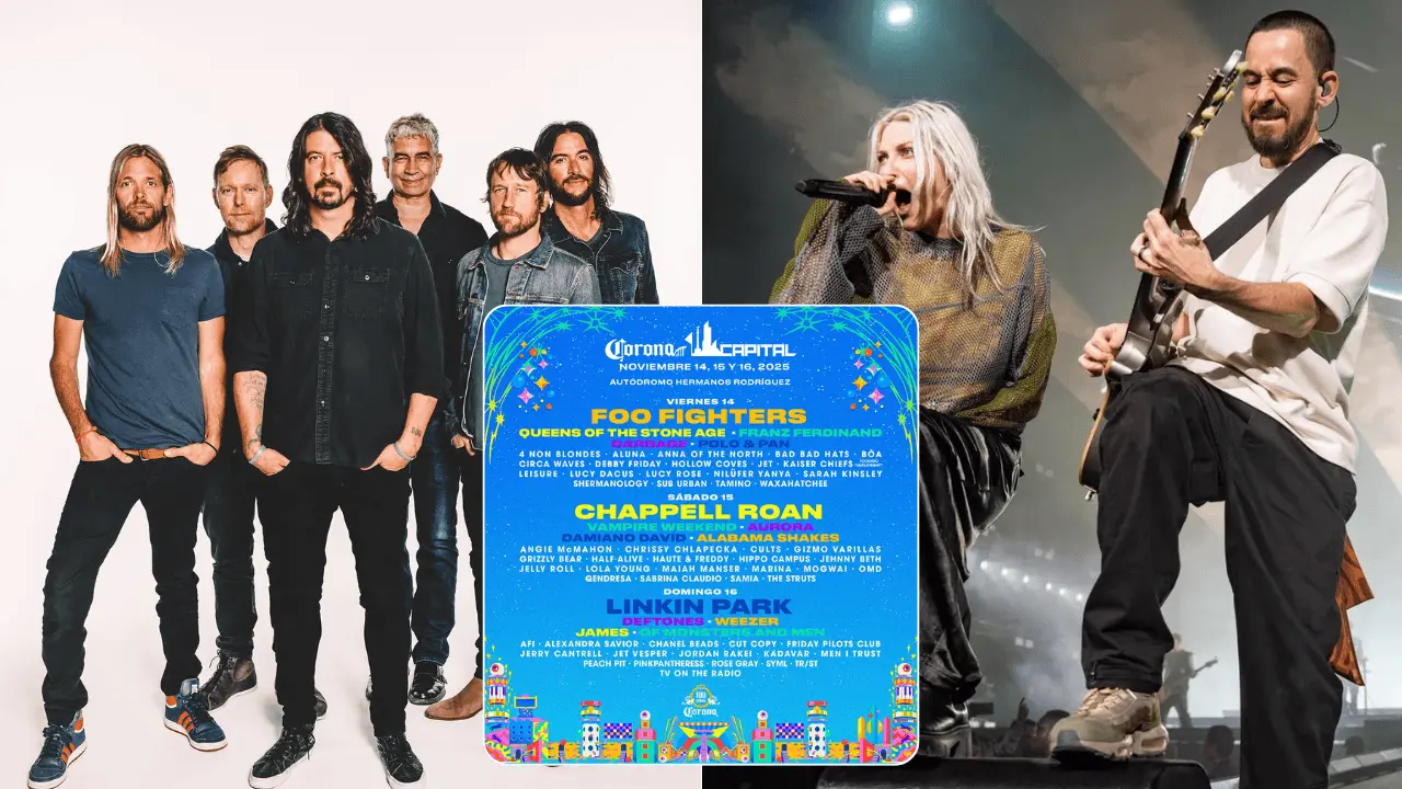 Foo Fighters y Linkin Park encabezan cartel del Corona Capital 2025