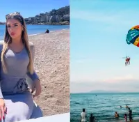 Cae al mar y muere joven influencer durante vuelo en parapente