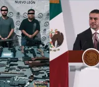 Omar García Harfuch anuncia decomiso de arsenal en Nuevo León