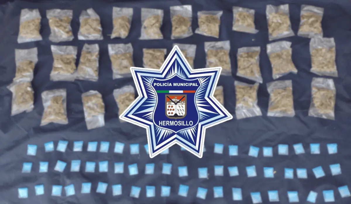 Arrestan a diez en posesión de drogas en distintos operativos en Hermosillo